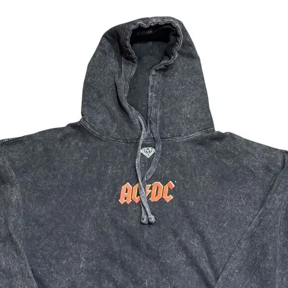 Diamond Supply Co X AC/DC Pullover Hoodie Sweatshirt Men’s Sz XL - Picture 3 of 4